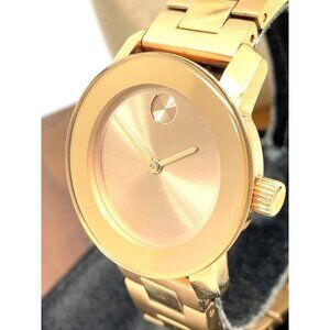 Movado Women's Watch 3600435 Bold Rose Gold Swiss Quartz Stainless Steel